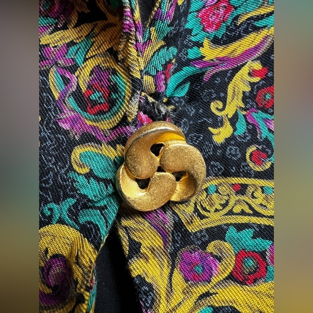 Vintage colorful  Evan piccone colorful blazer 18 - Picture 5 of 9